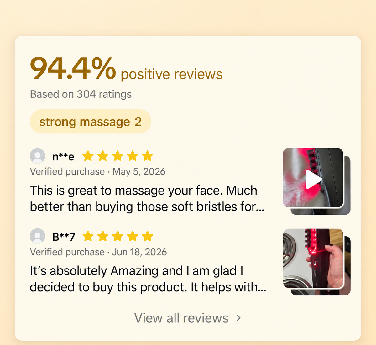 Solene DualGlow™ Face + Scalp Massager