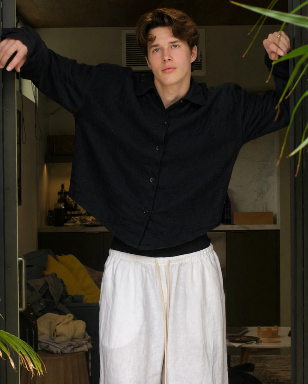 The Linen Pants - White