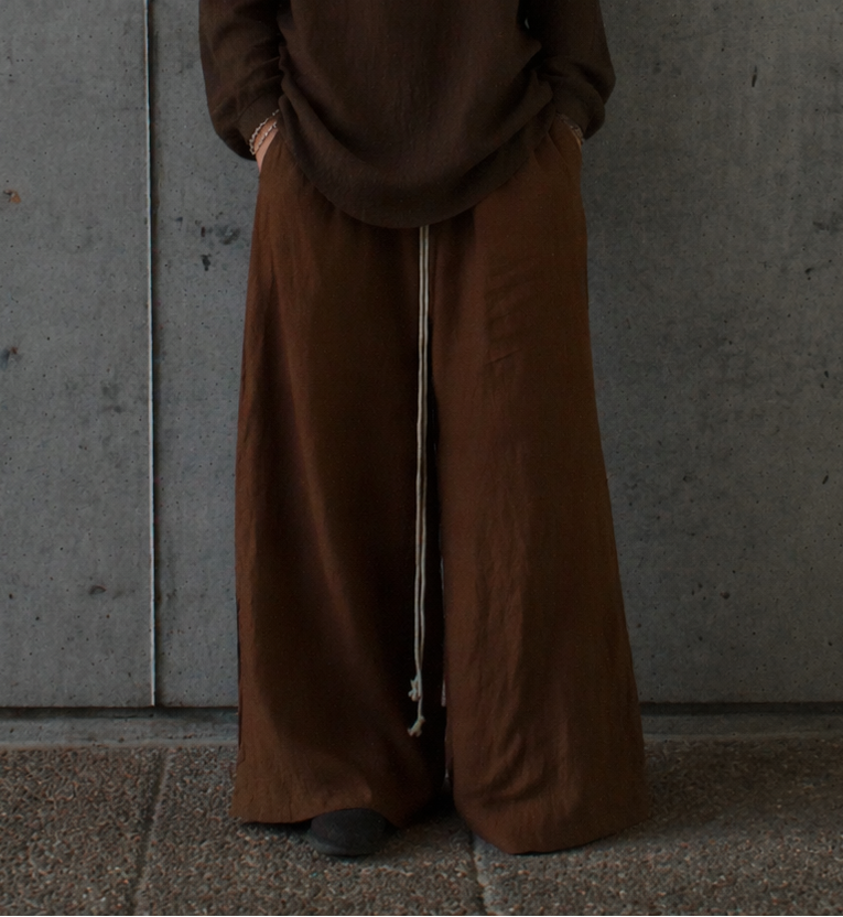 The Linen Pants - Brown