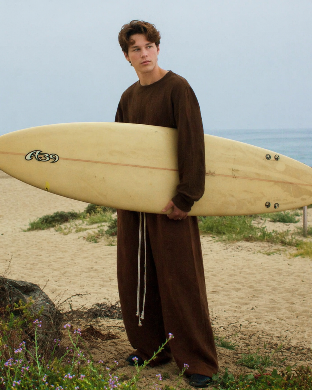 The Linen Pants - Brown