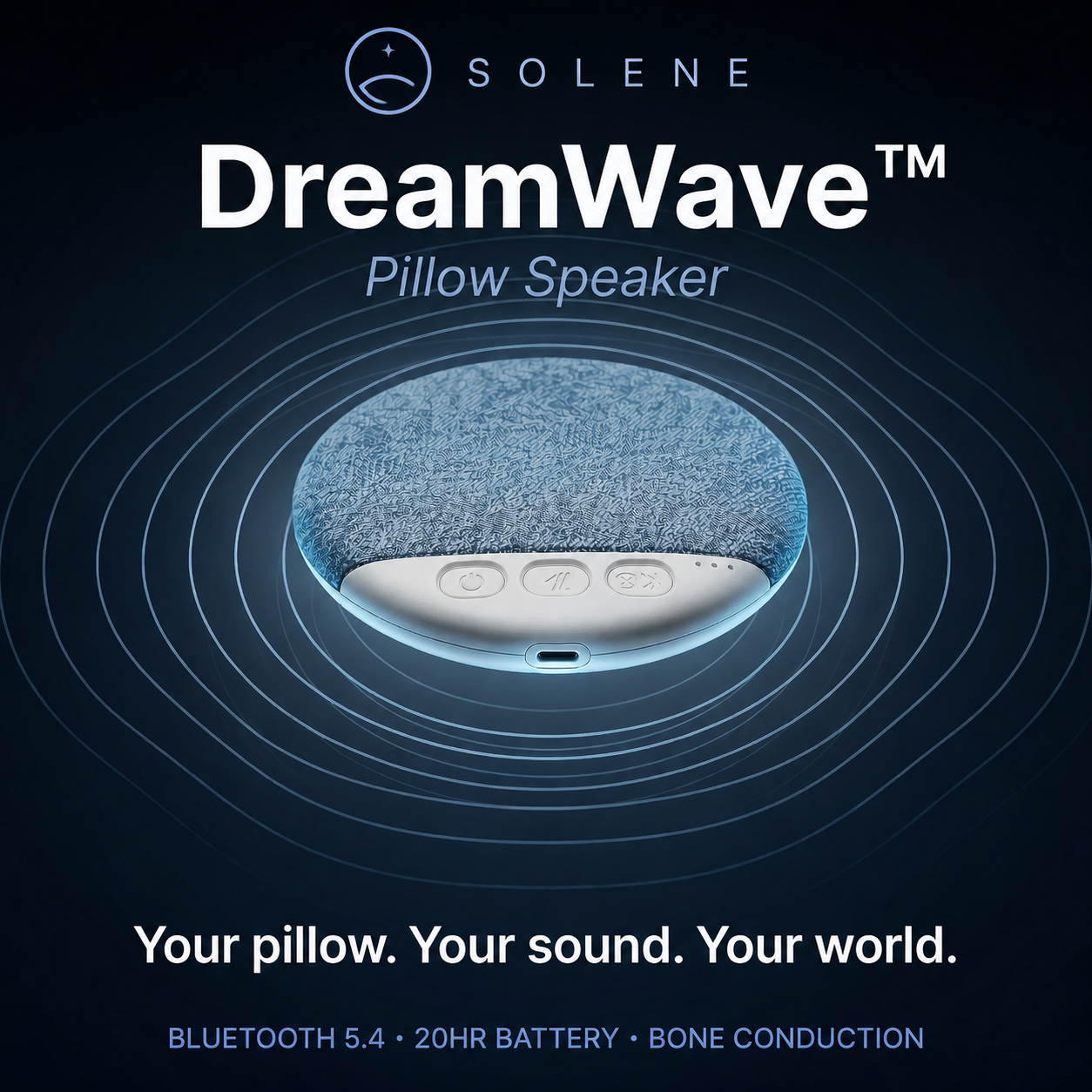 DreamWave™ Pillow Speaker