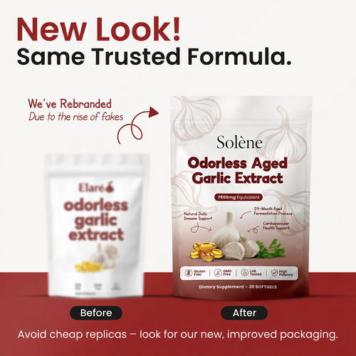 Aged Garlic Extract - 7500mg Odorless Softgels