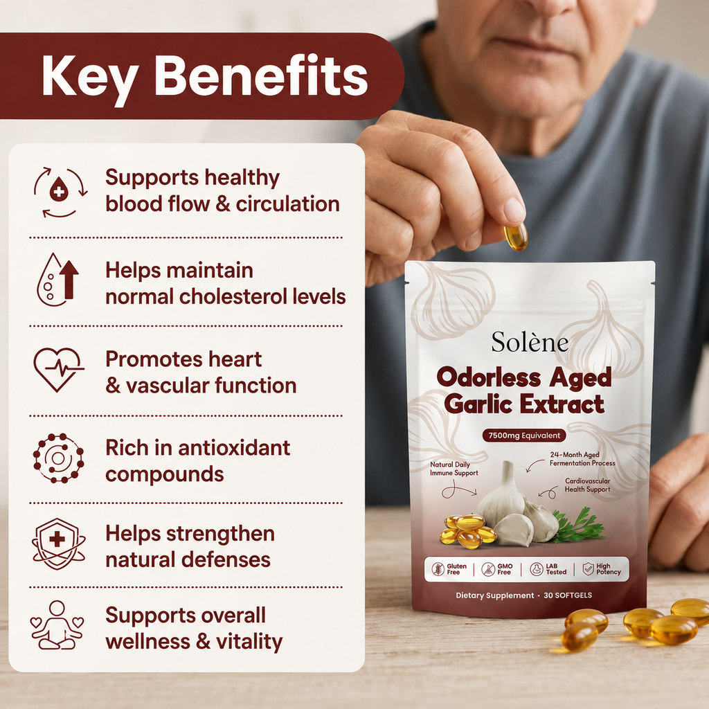 Aged Garlic Extract - 7500mg Odorless Softgels