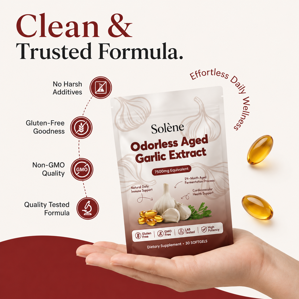 Aged Garlic Extract - 7500mg Odorless Softgels