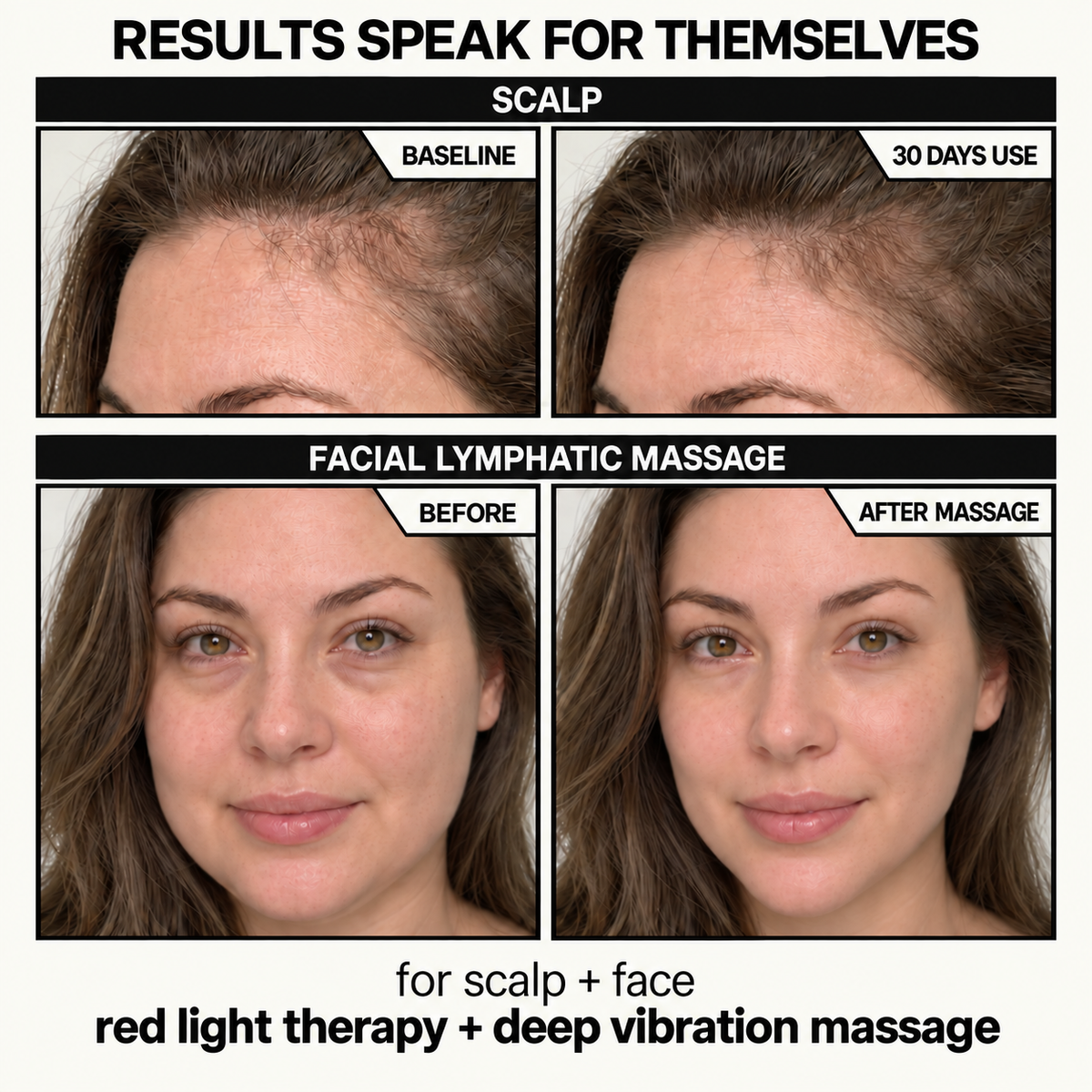 Solene DualGlow™ Face + Scalp Massager