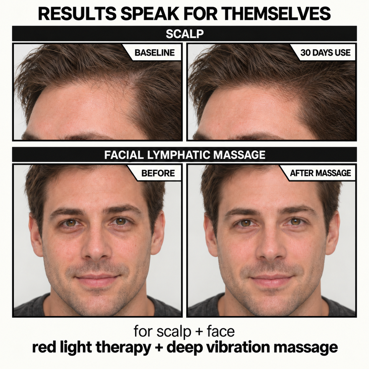 Solene DualGlow™ Face + Scalp Massager