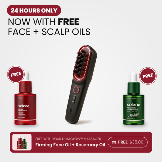 Solene DualGlow™ Face + Scalp Massager